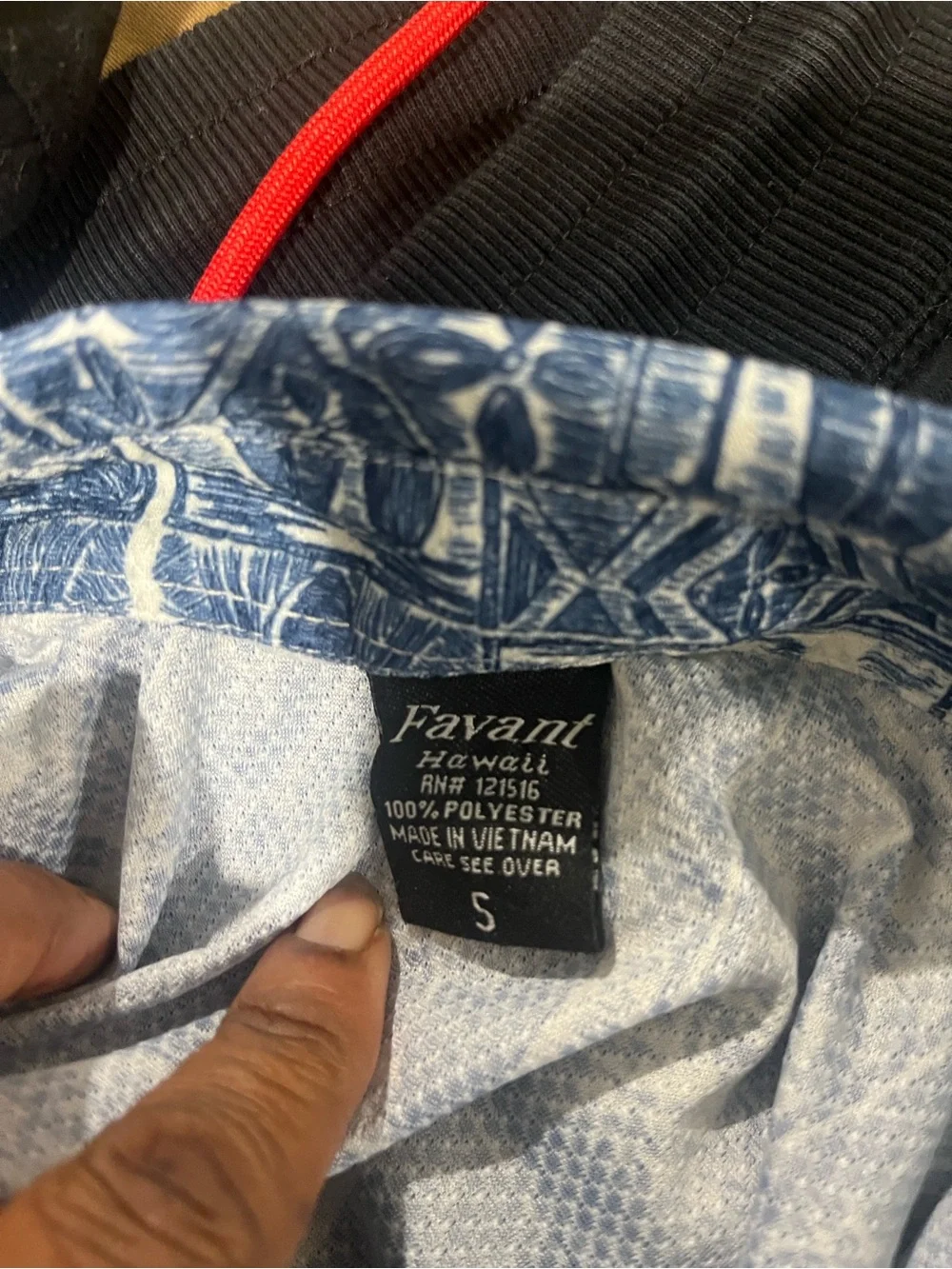 Men’s Blue Hawaiian-Print Set